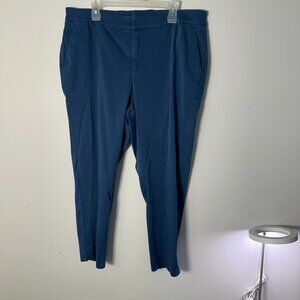 LIVERPOOL Los Angeles KELSEY TROUSER PANTS Blue SOFT STRETCH - 18W 18 W EUC